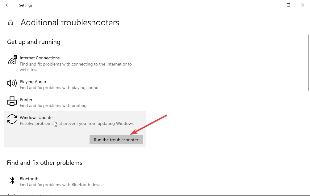 Run the troubleshooter 0x80070006