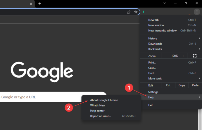 google chrome full screen shortcut windows