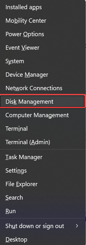 disk management