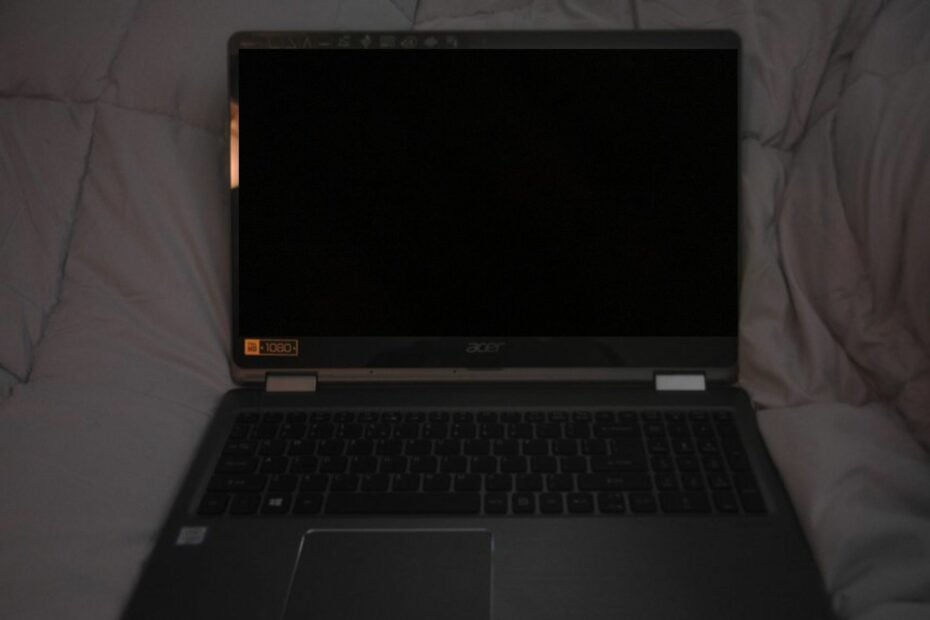 acer nitro 5 laptop black screen