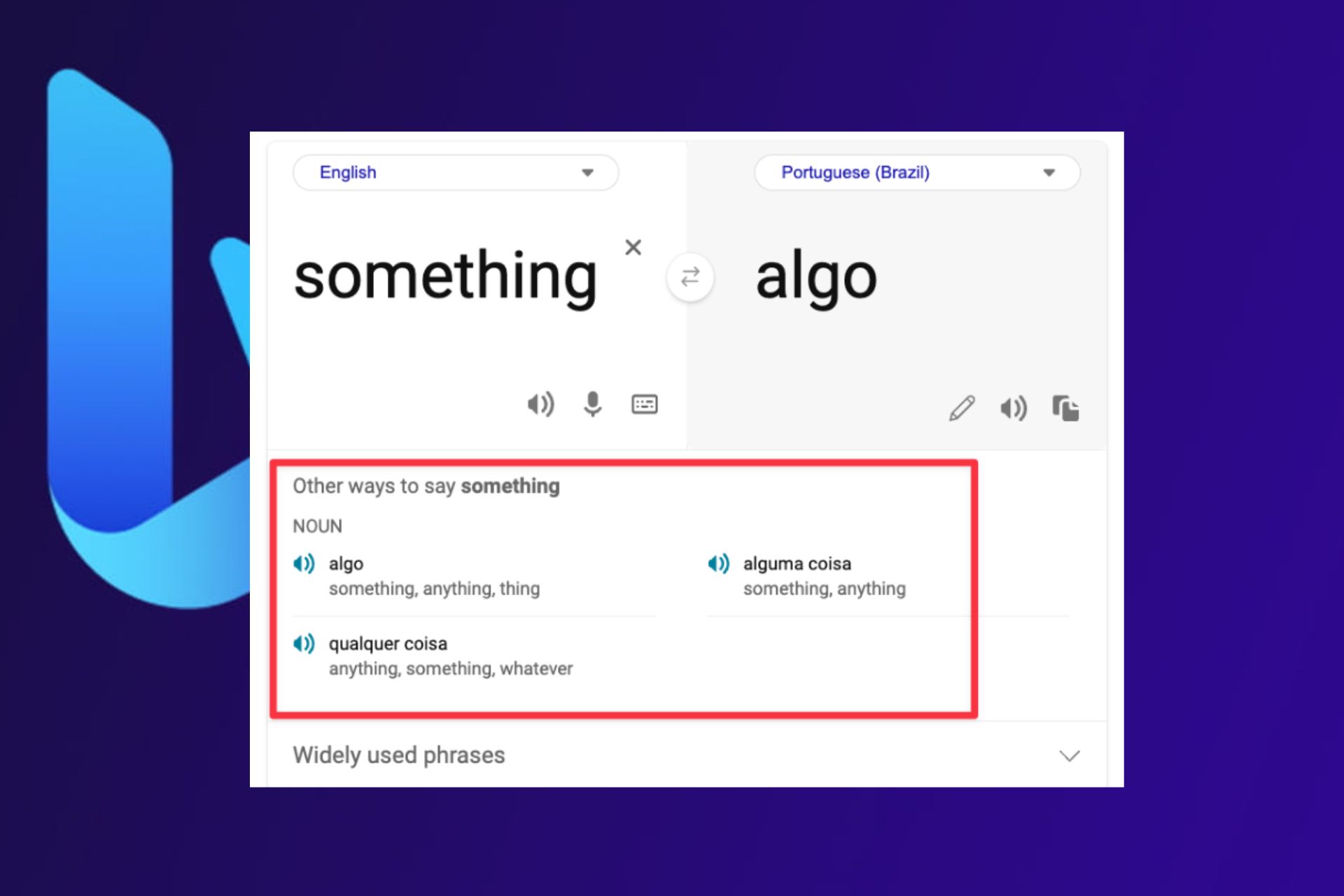 Bing translator no longer has audio