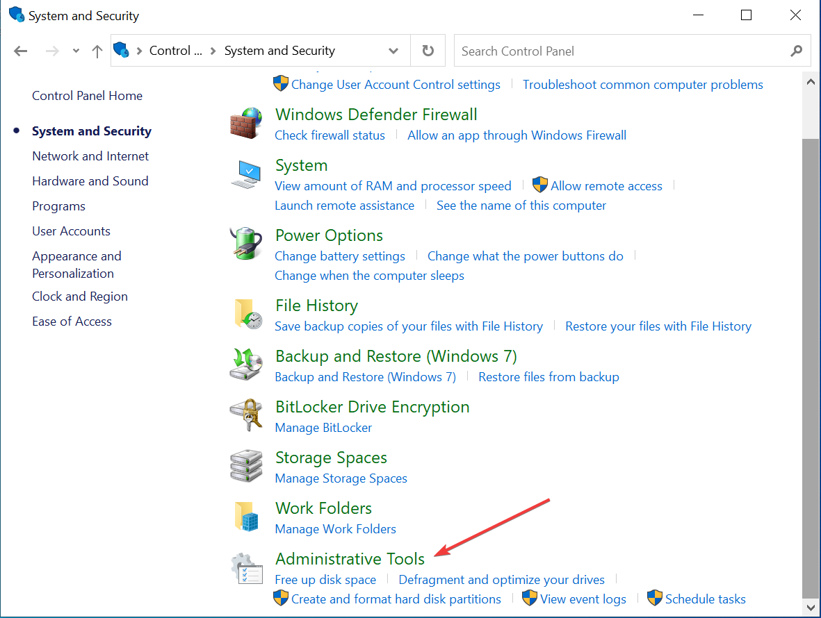 Administrative Tools how to defrag windows 10