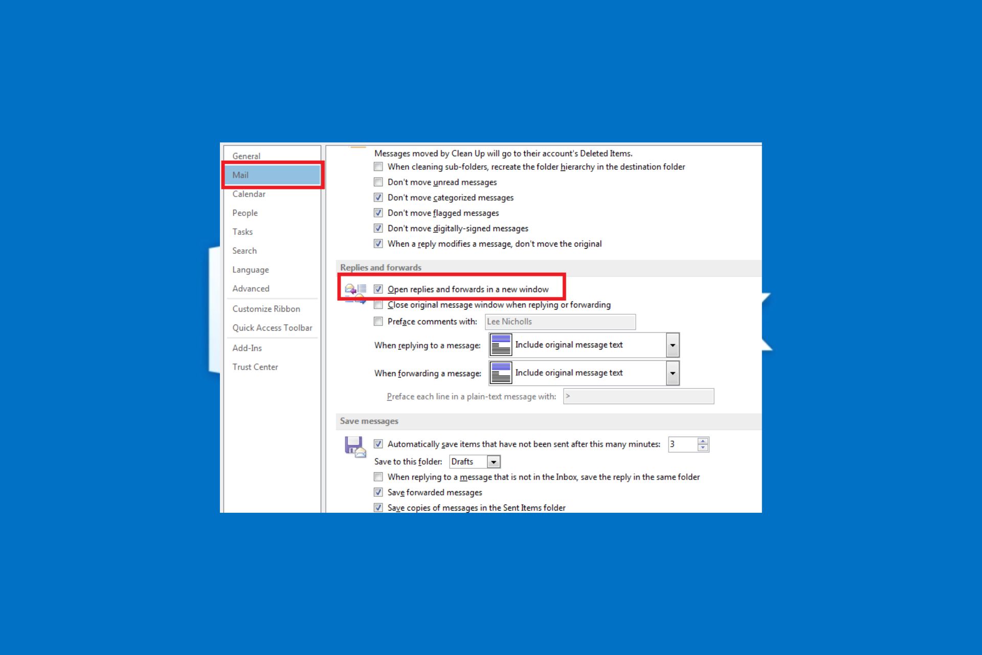 Automatisch Geweldig ambulance How to Make Outlook Automatically Open Replies & Forwards