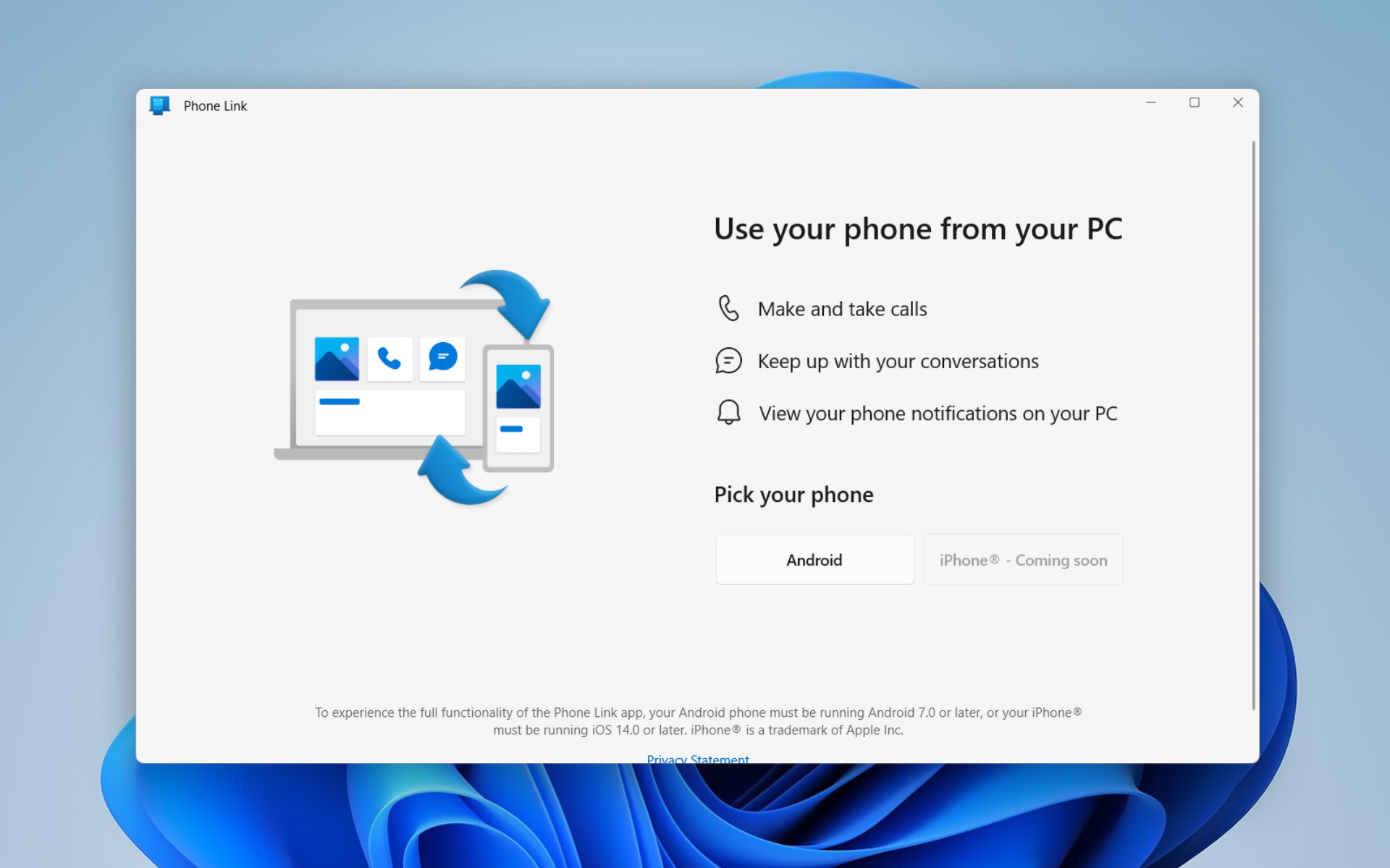 how-to-use-phone-link-for-iphone-on-windows-11