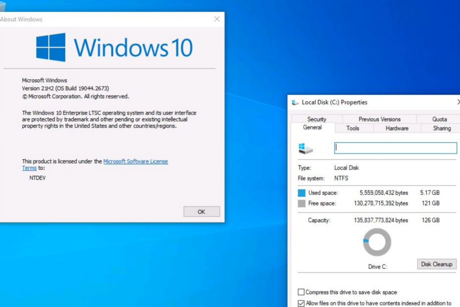 windows tiny 10 21h2