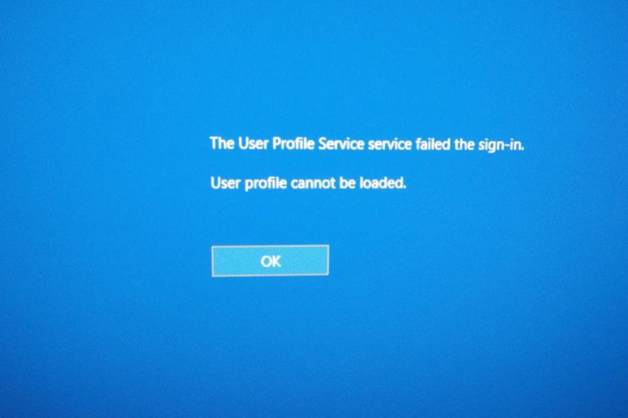 user profile service failed sign-in windows 11