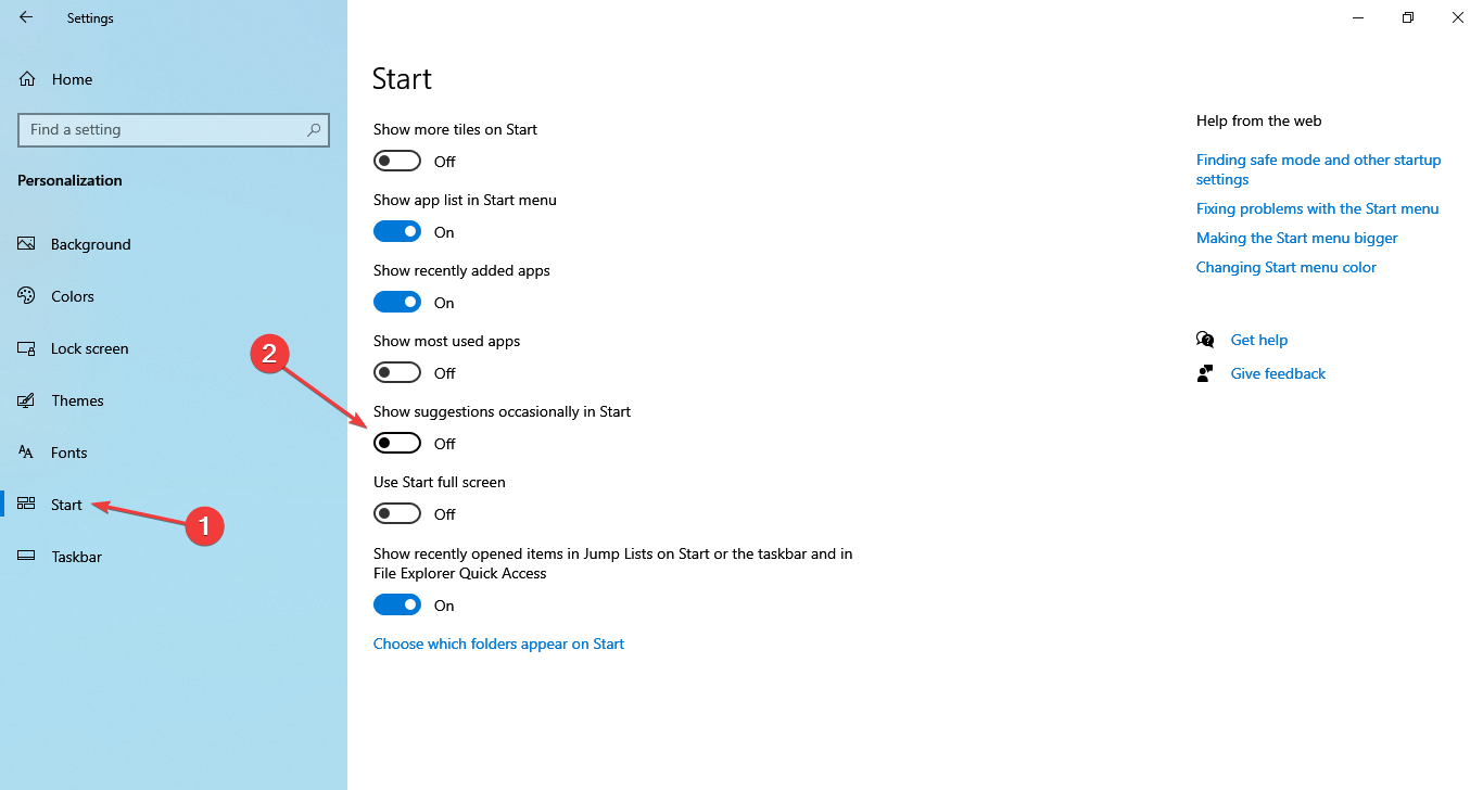 disable for how to stop pop-ups on windows 10
