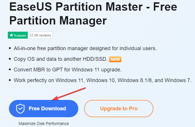 EaseUS Partition Master  free download
