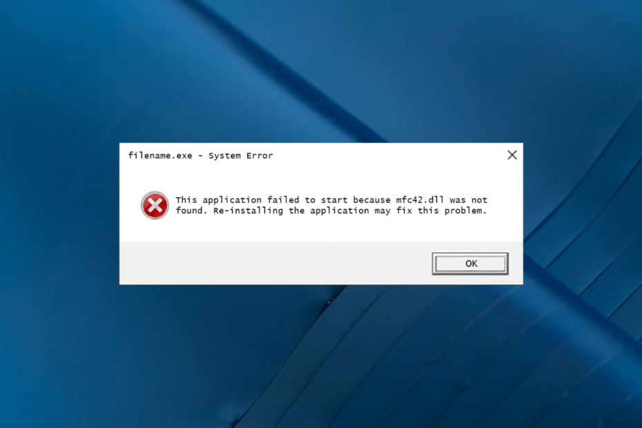 Mfc42.dll Missing: How to Fix Or Download It Again