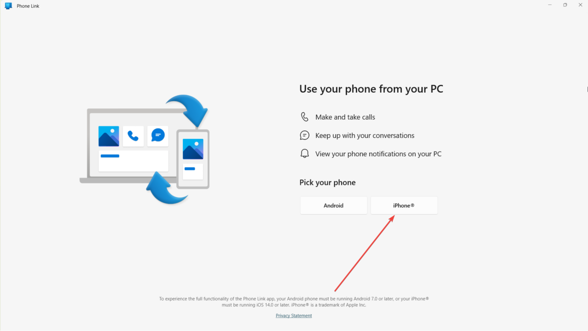 how to use phone link windows 11