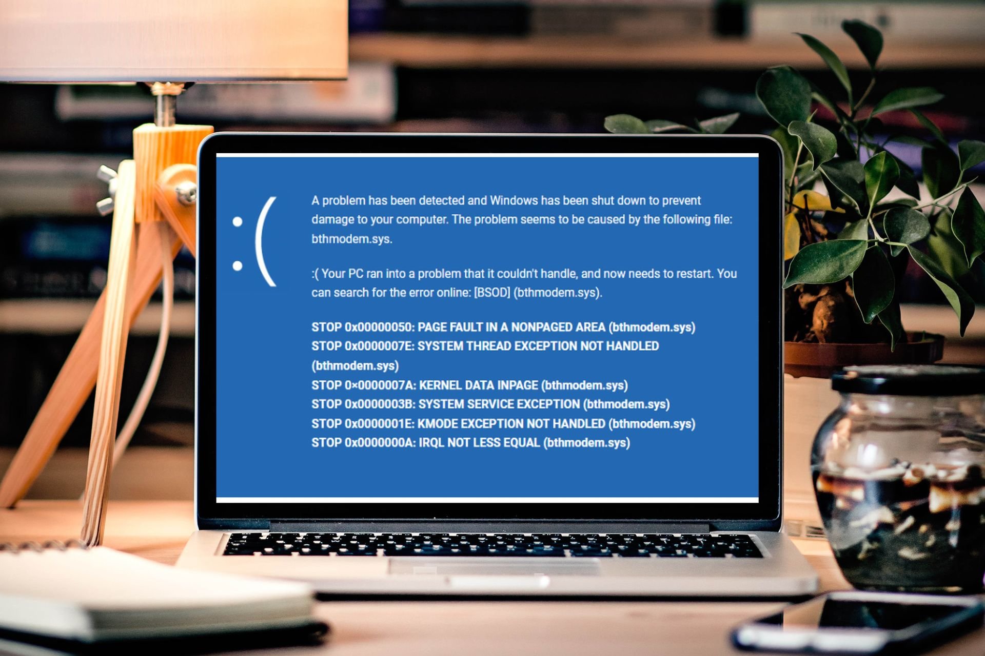 What is Bthmodem sys   How to Fix Its BSoD Crashes - 91