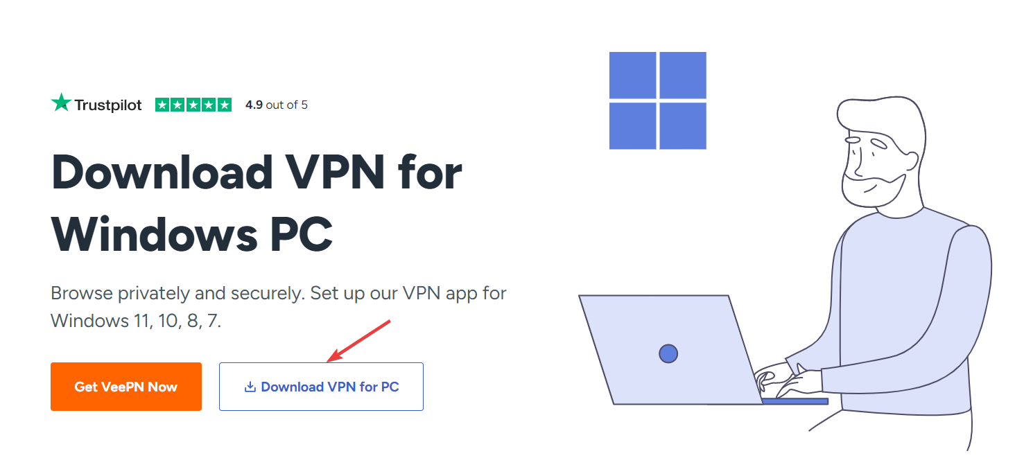 Download VeePN for PC VPN