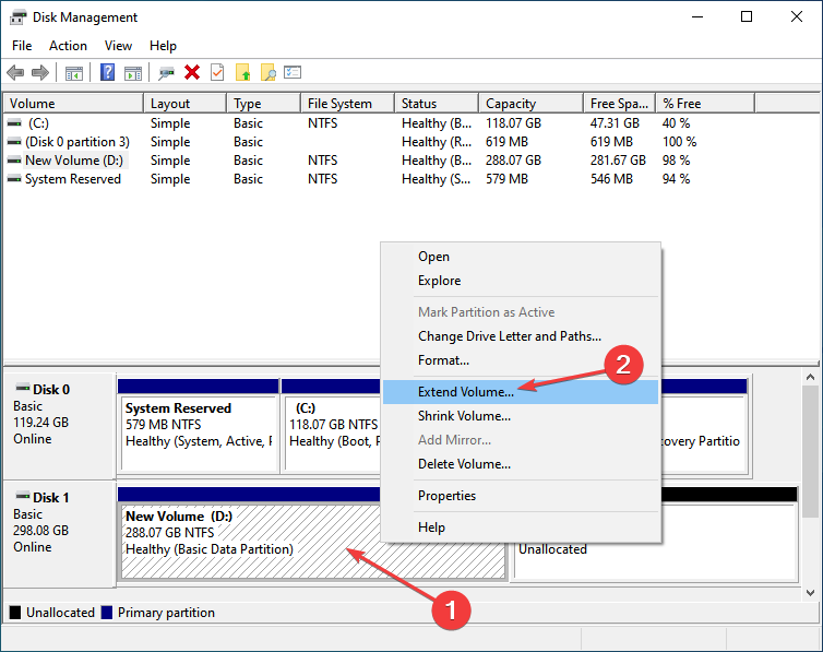 extend volume to install Windows on New SSD Without USB