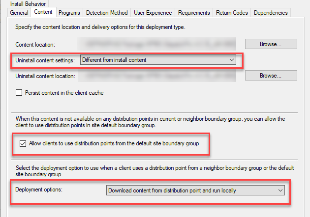 Allow clients to use distribution points from the default site boundary group 0x87d00607