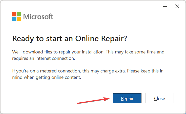 repair to fix microsoft 365 has been configured to prevent individual acquisition of office add-ins