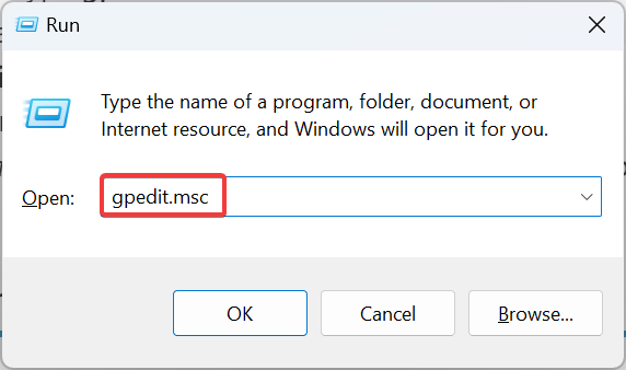 gpedit.msc  to stop pop-ups on windows 11