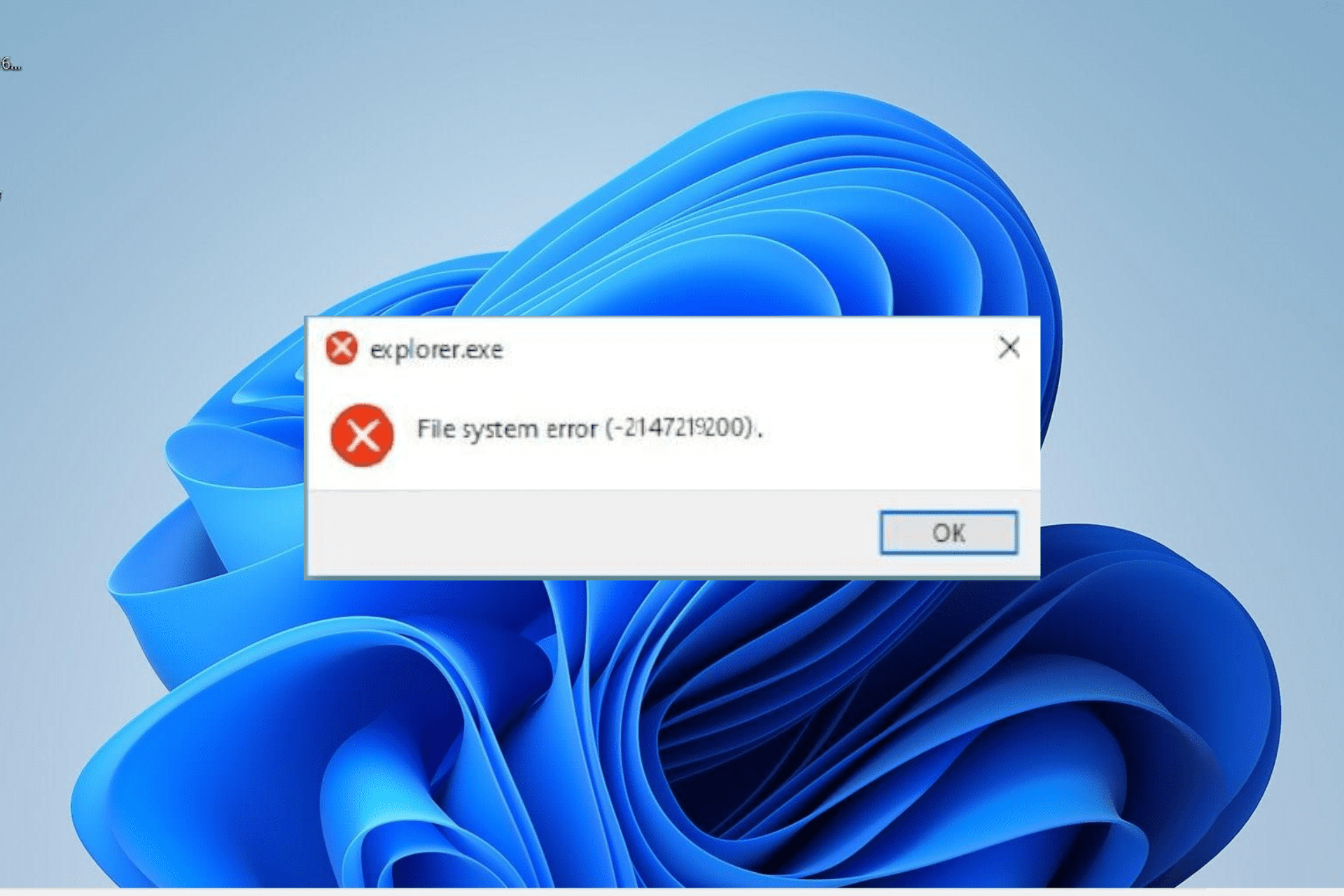 file system error 2147219200