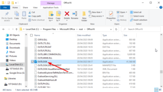 Where is Outlook.exe Location in Windows 10 & 11?