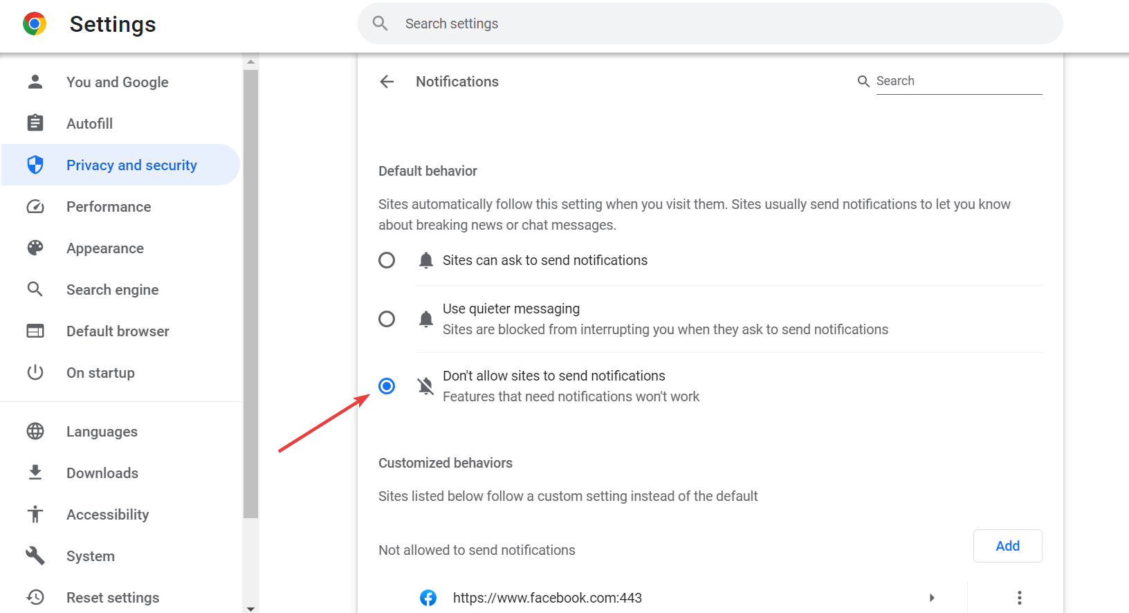 disable to fix websites opening automatically in Chrome