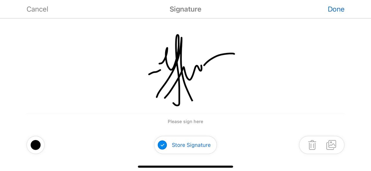 sign pdf on mobile