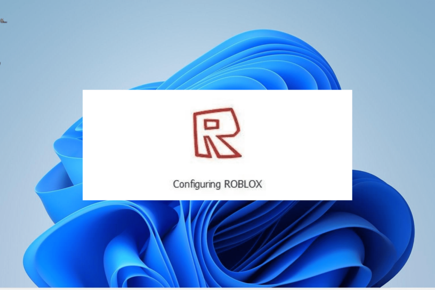 roblox configuring stuck