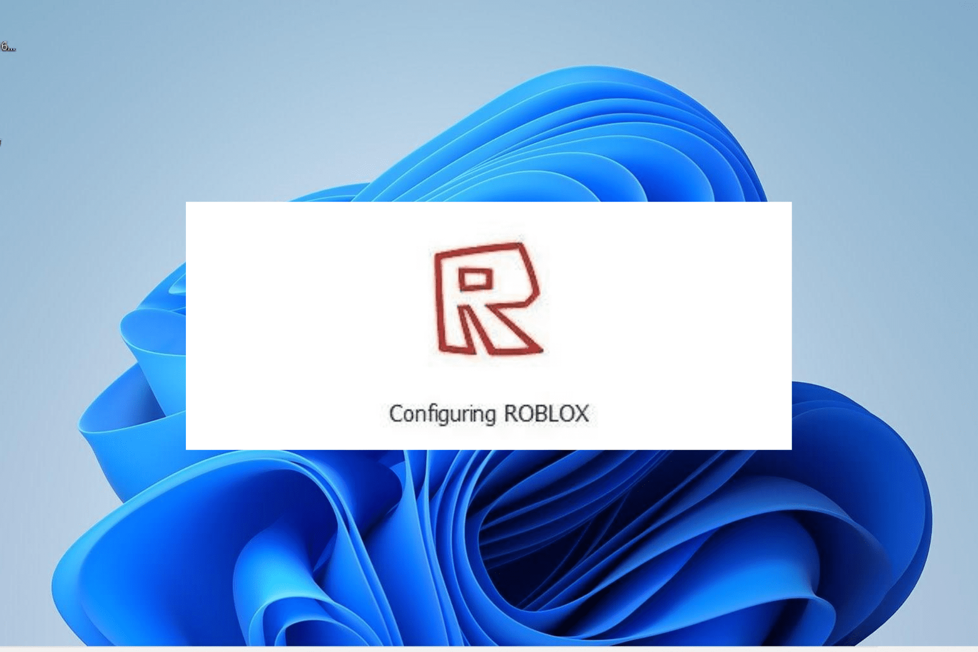 roblox configuring stuck