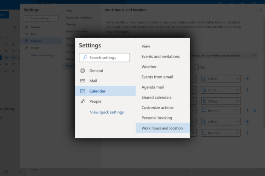 How To Set Working Hours In Outlook