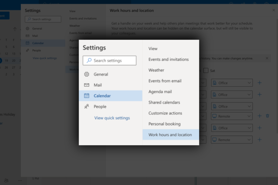 How To Set Working Hours In Outlook