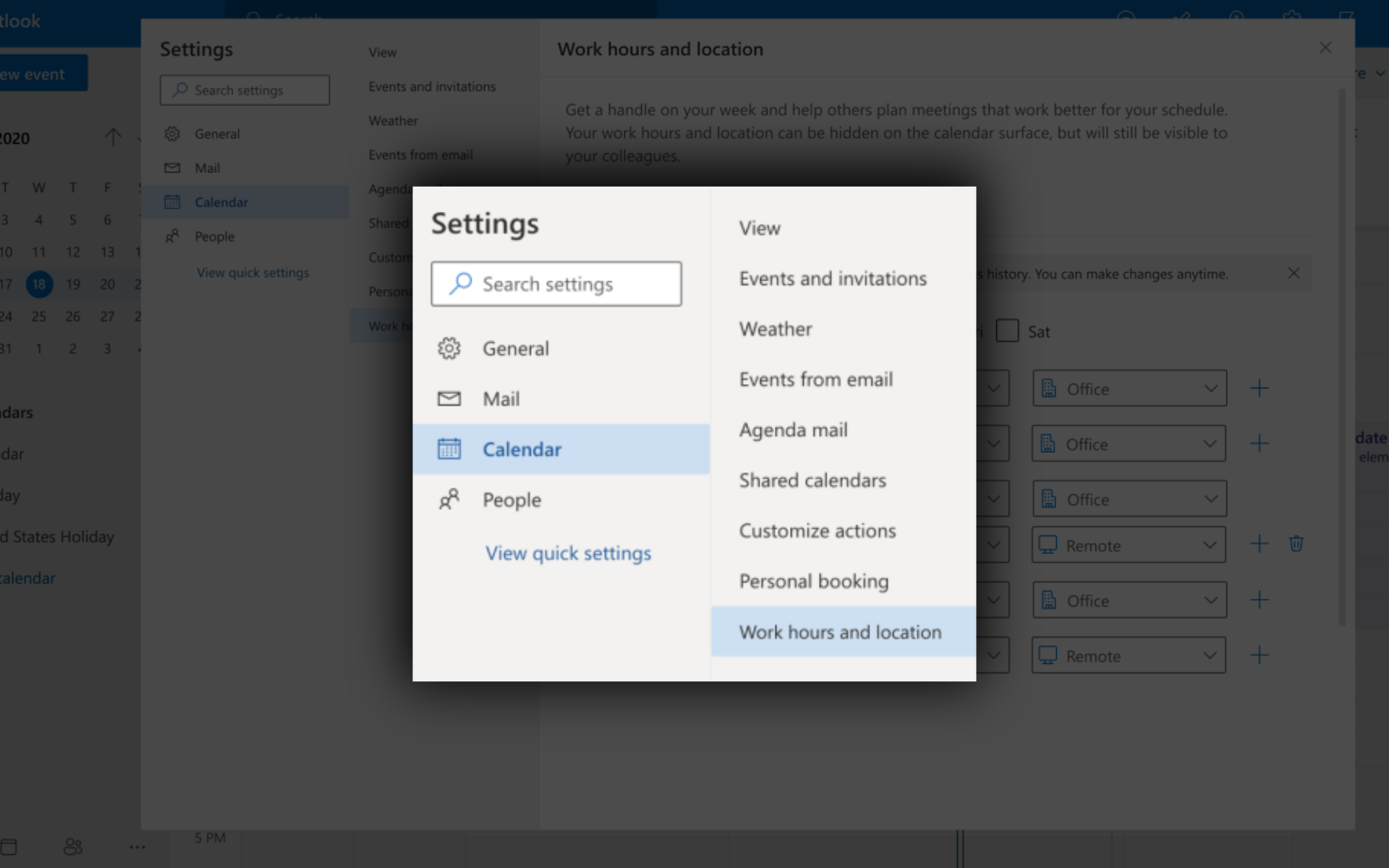 Outlook Calendar Showing 24 Hours Instead Of Working Hours