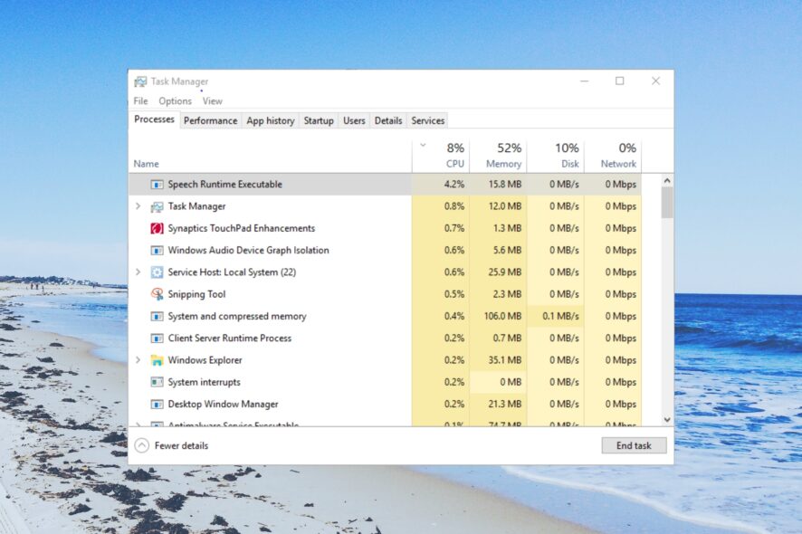 speech runtime executable