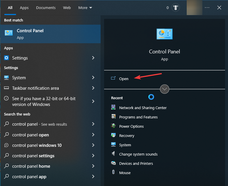 Control panel menu how to change main account on windows 10