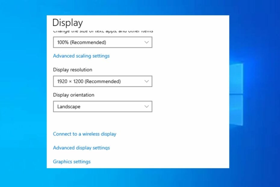 Fix: No Advanced Display Settings In Windows 10