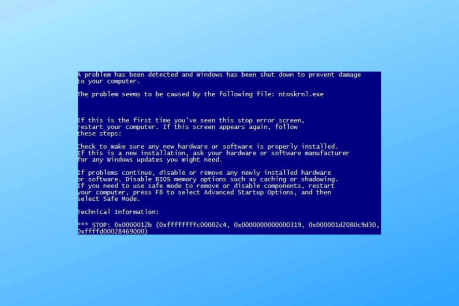 Bugcheck 0x0000012B: How To Fix This BSoD