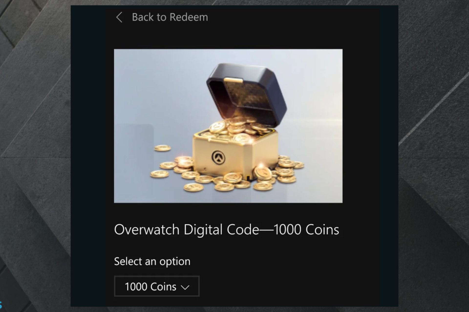 microsoft rewards overwatch coins