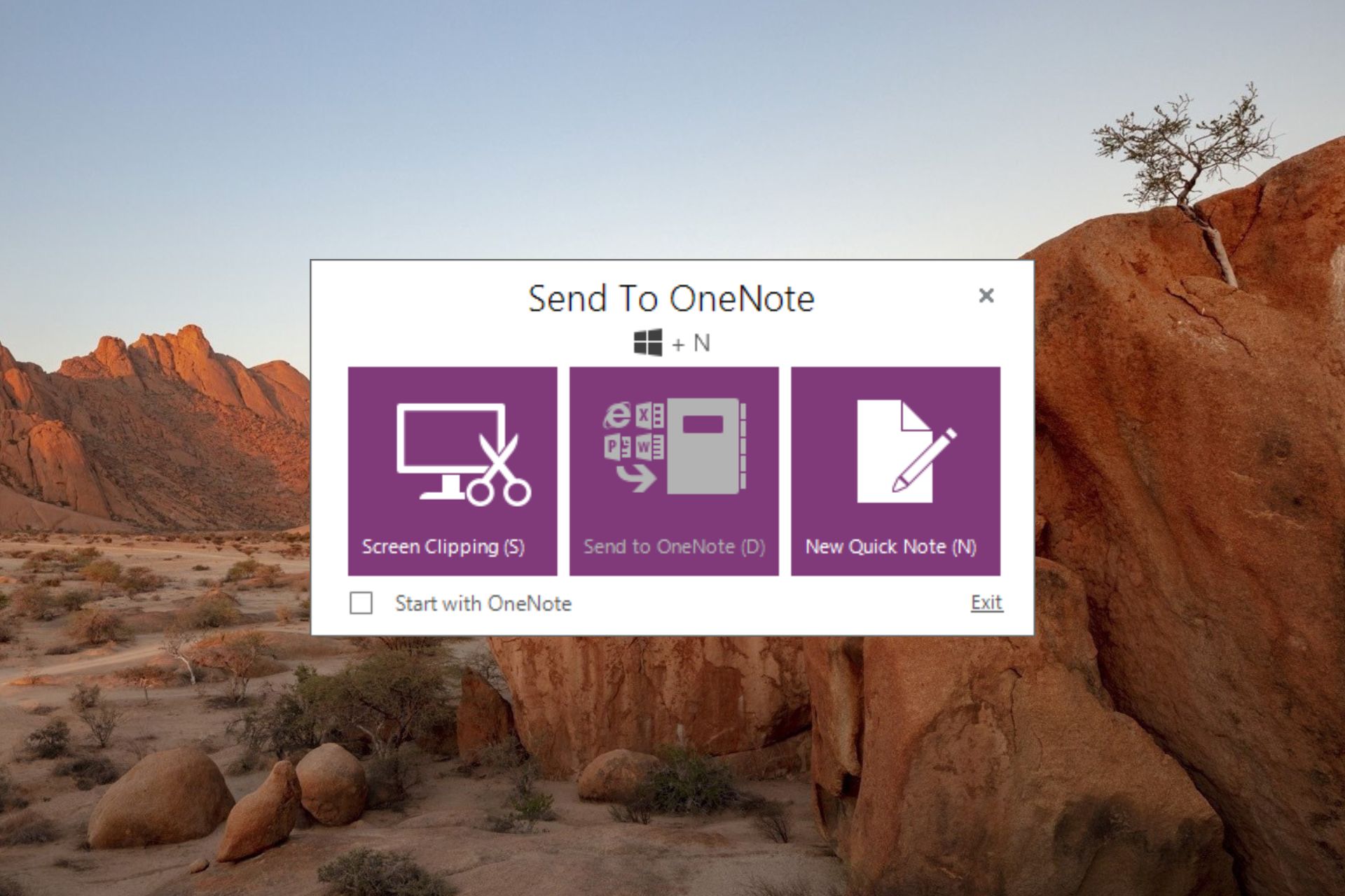 disable onenote startup