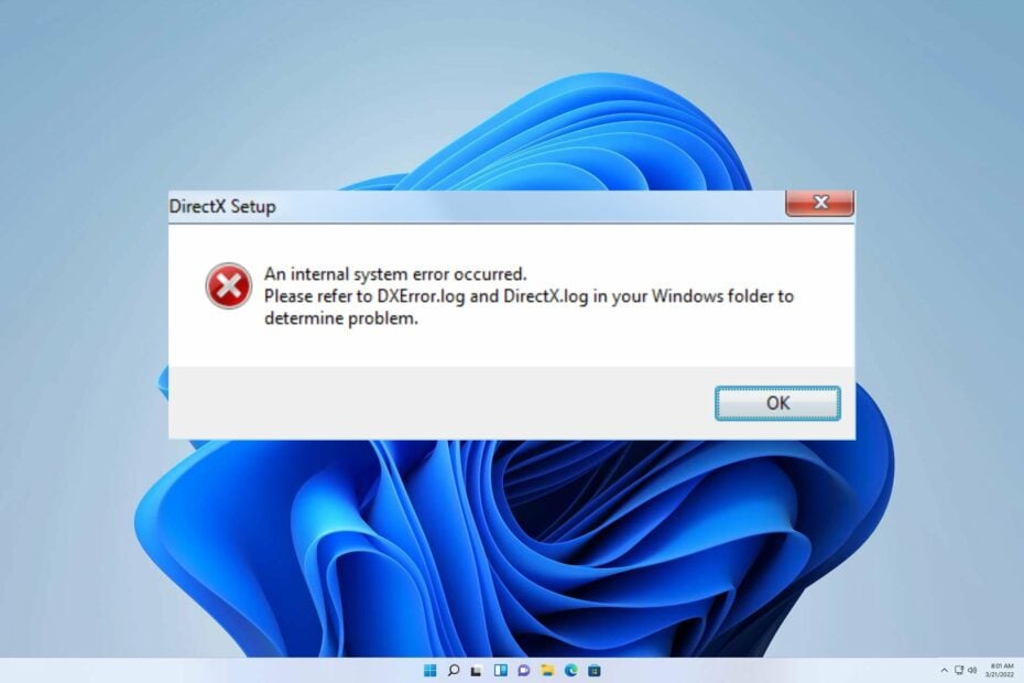 dxerror log и directx log ошибка windows 11