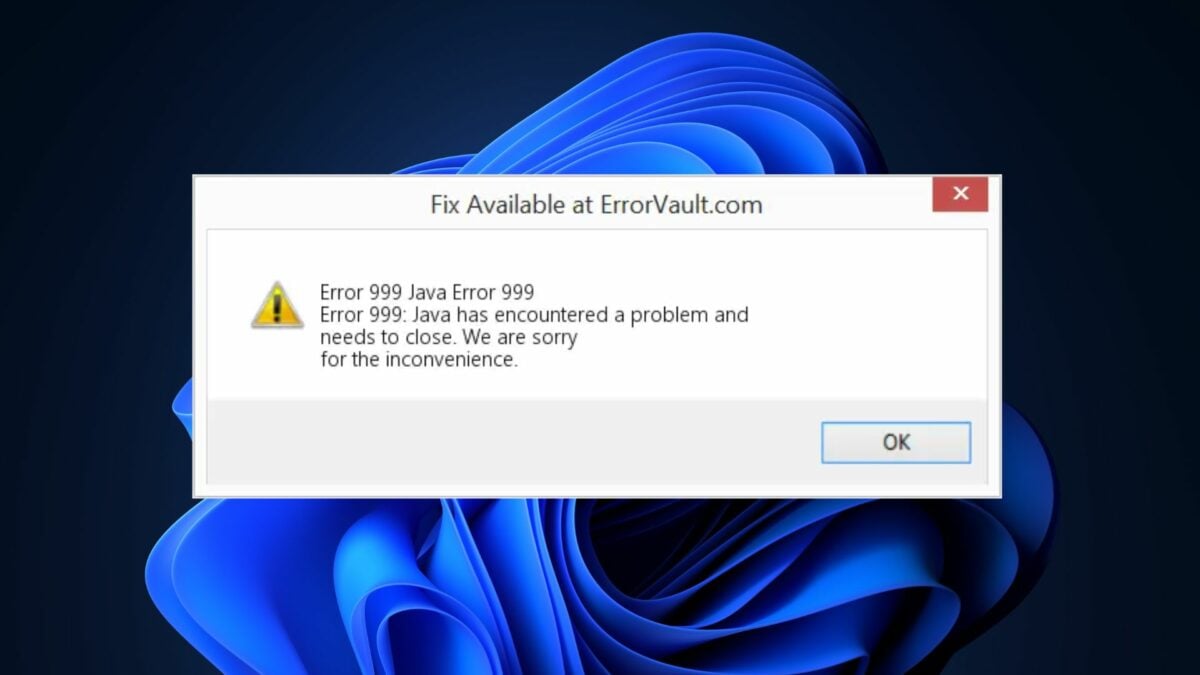 What is error status 999?