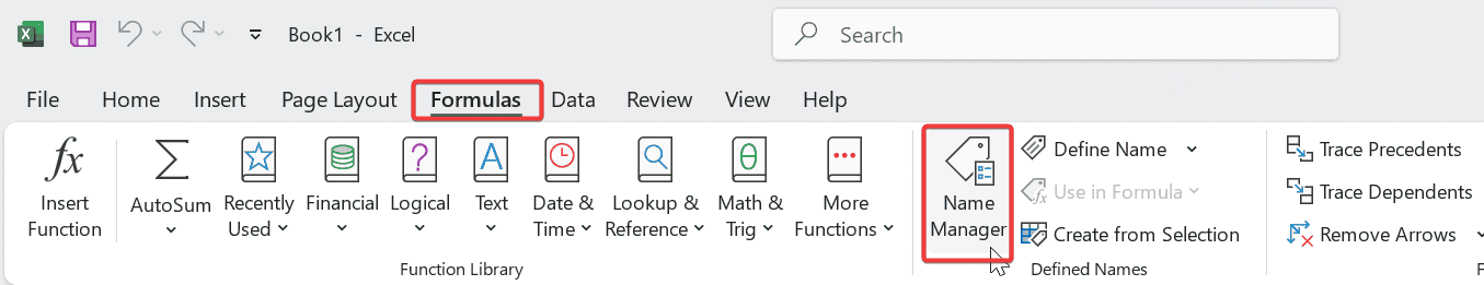 formulas name manager