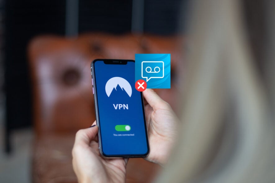 voicemail not working with vpn
