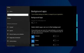Fix background apps grayed out windows 10