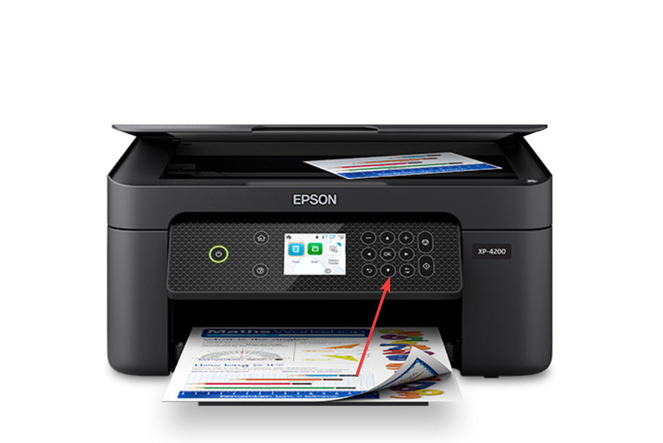 espon printer will print but not copy