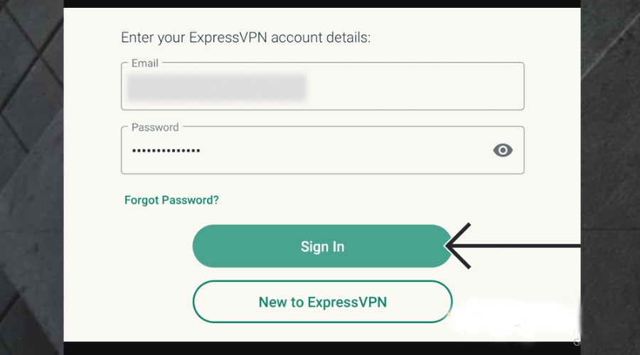 expressvpn sign in page