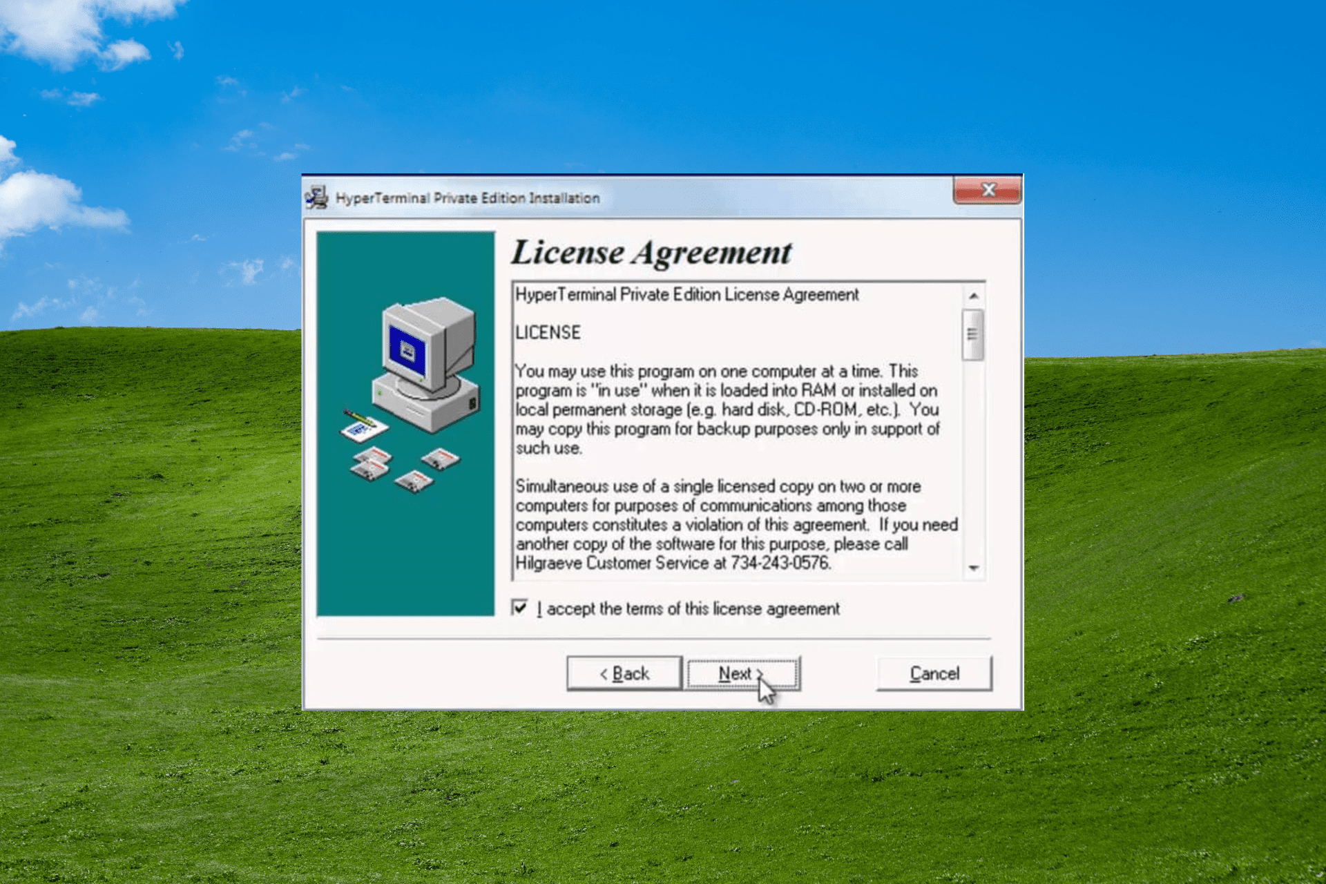 hyperterminal windows 7 install