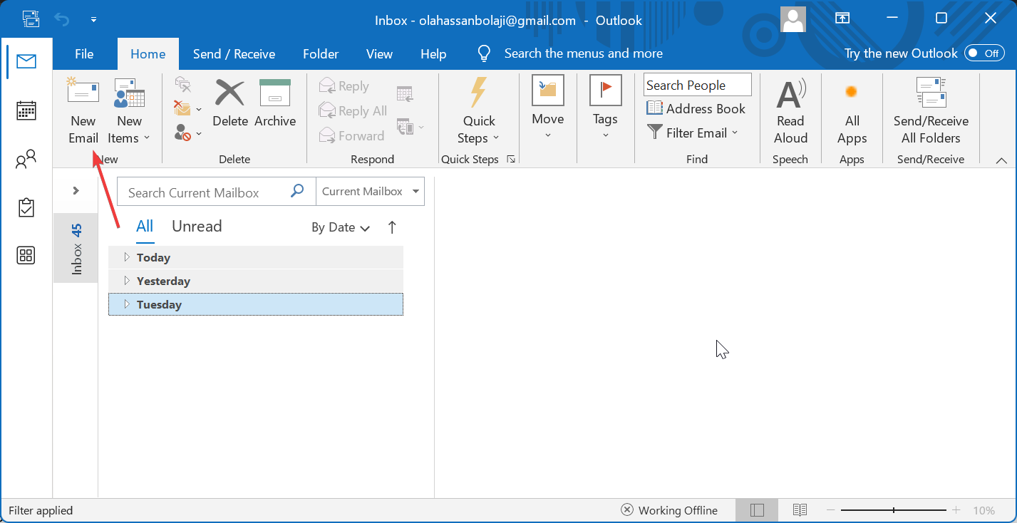 new email salesforce add-in not showing outlook