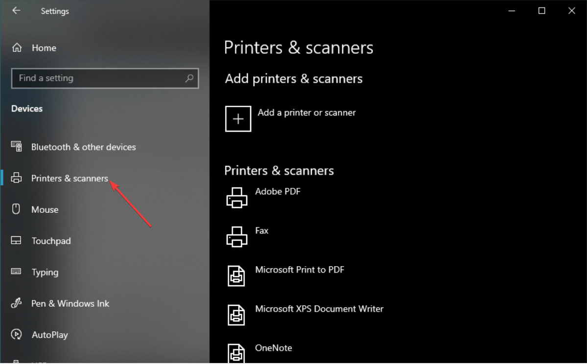 printers a problem prevented the document from being scanned
