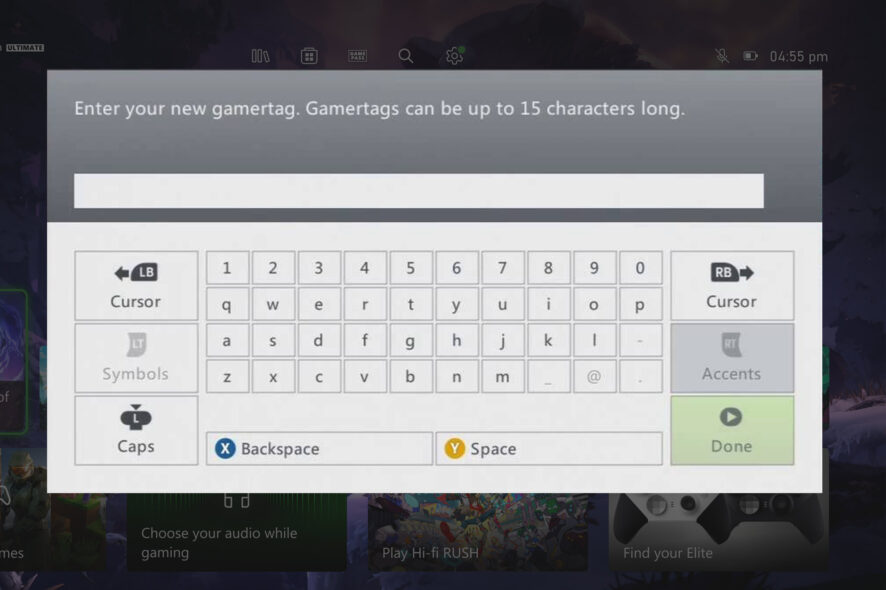 use phone as keyboard for xbox