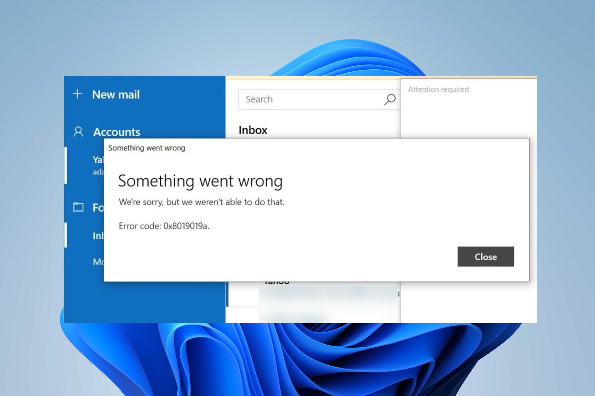 0x8019019a Error Code: How to Fix Your Mail App in 4 Steps