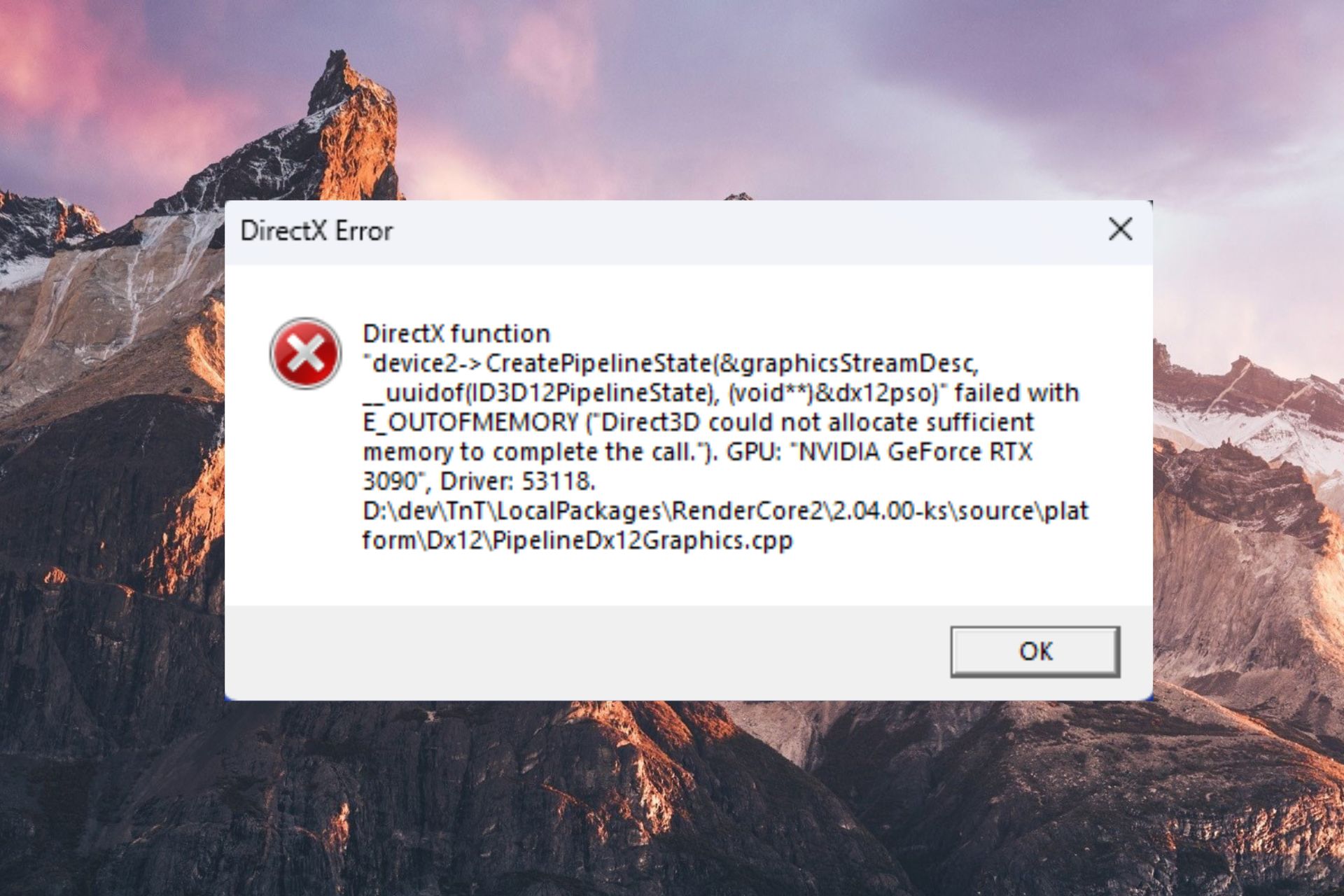 Not Enough Memory Error in DirectX 12: How to Fix It?
