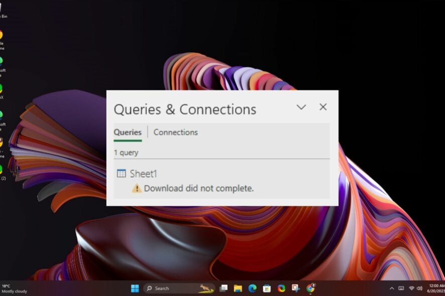 Download Did Not Complete in Excel: How to Fix This Error