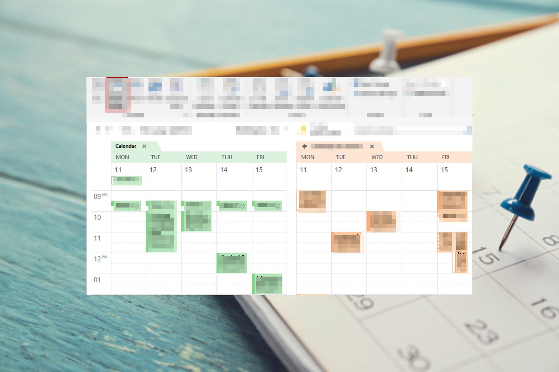 How To View Multiple Outlook Calendars At The Same Time
